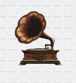 Antiker Grammophon
